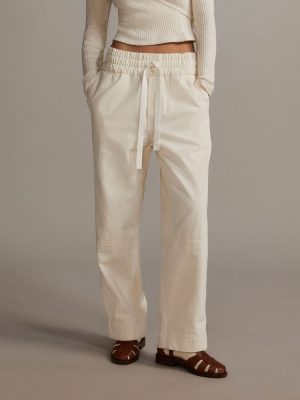 The Canvas Organic Cotton Pull-On Pant | Bone