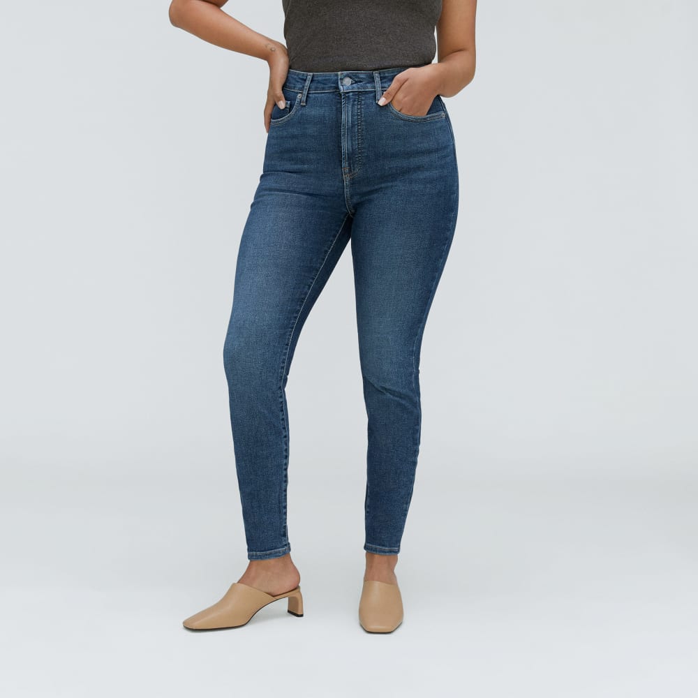 The Way-High? Hourglass Skinny Jean | Authentic Blue | 26.75 Inseam - Image 3