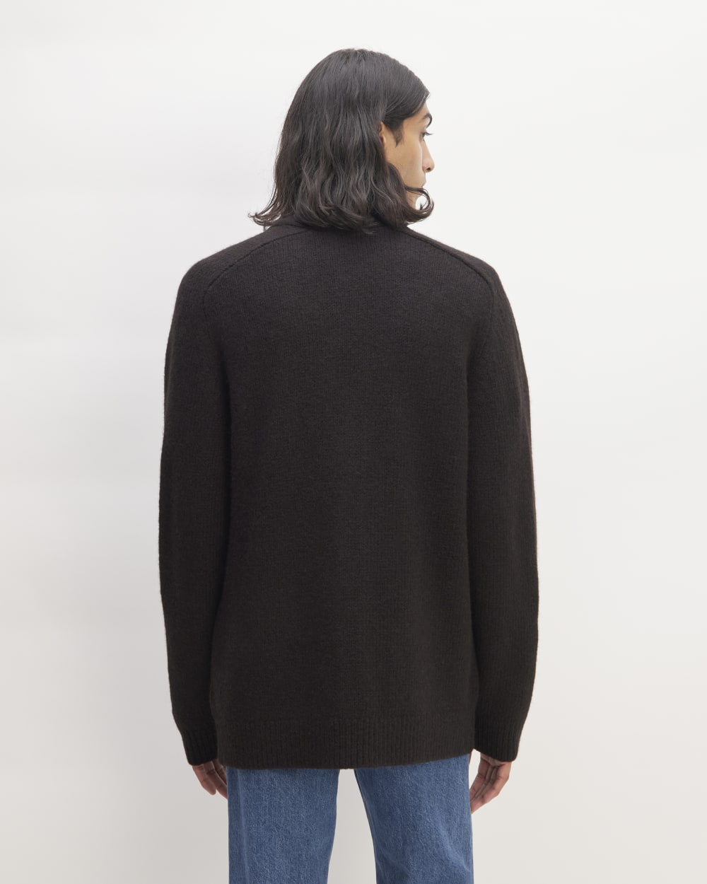 The Cloud Relaxed Cardigan | Black - Image 6