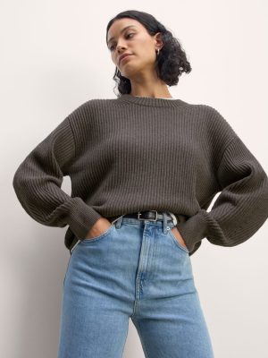 The Cocoon Crew in Everyday Cotton | Heathered Charcoal