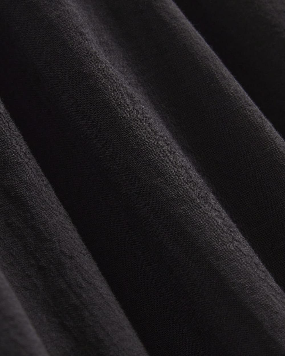 The Gauze Open-Back Dress | Black - Image 5