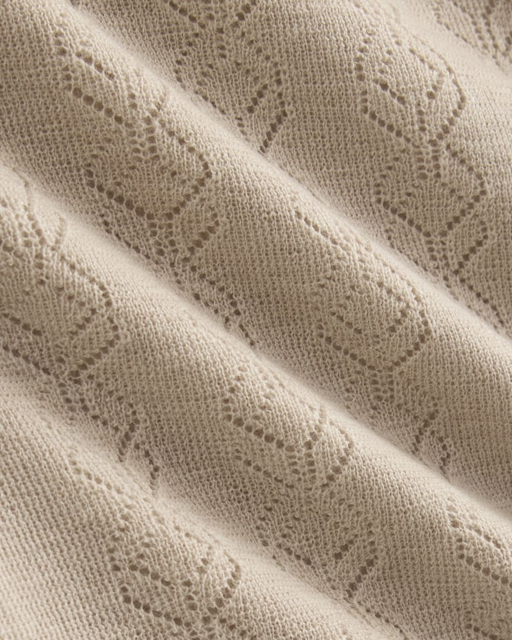 The Pointelle Racerback Tank in Ultrafine Merino | Pale Blush - Image 6