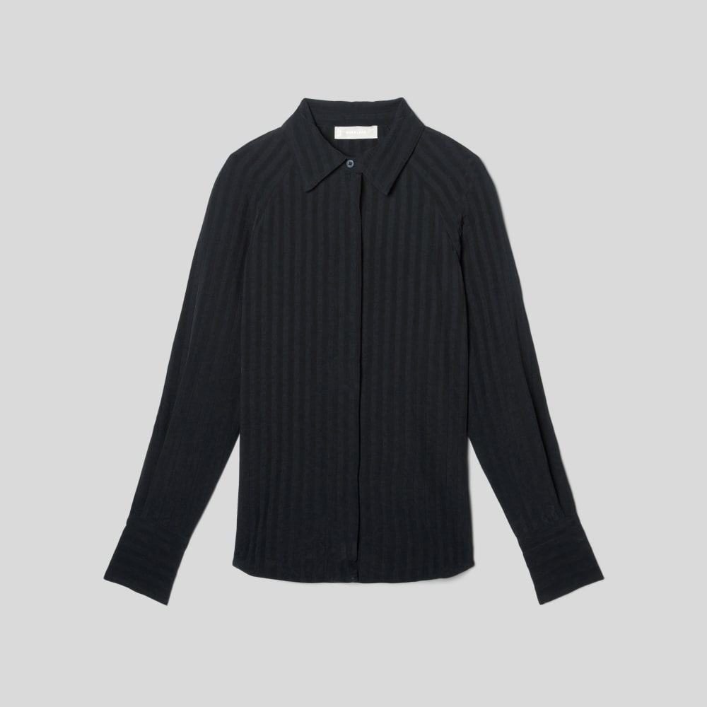 The City Stripe Shirt | Black - Image 2