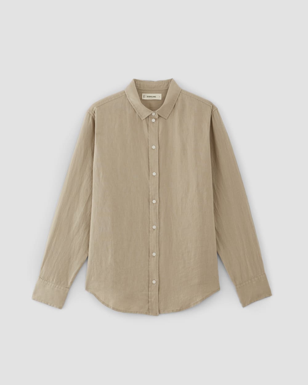 The Must-Have Shirt in Linen | Trench Coat Khaki - Image 2