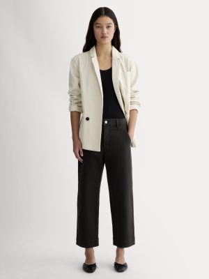 The Utility Straight-Leg Pant | Black | 28.5 Inseam