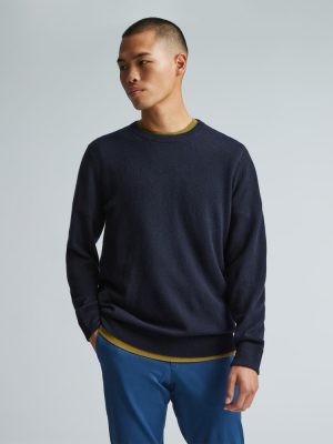 The Grade-A Cashmere Crew | Dark Navy