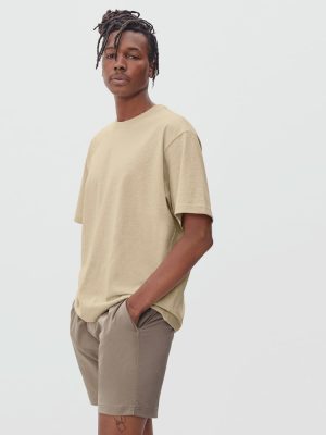 The Premium-Weight Relaxed Crew | Uniform | Heathered Cashew