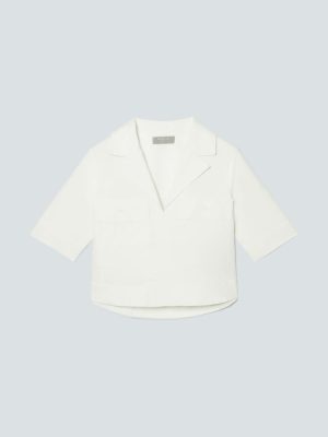 The Oxford Popover | White