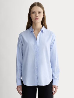 The Must-Have Shirt in Silky Cotton | Pale Blue