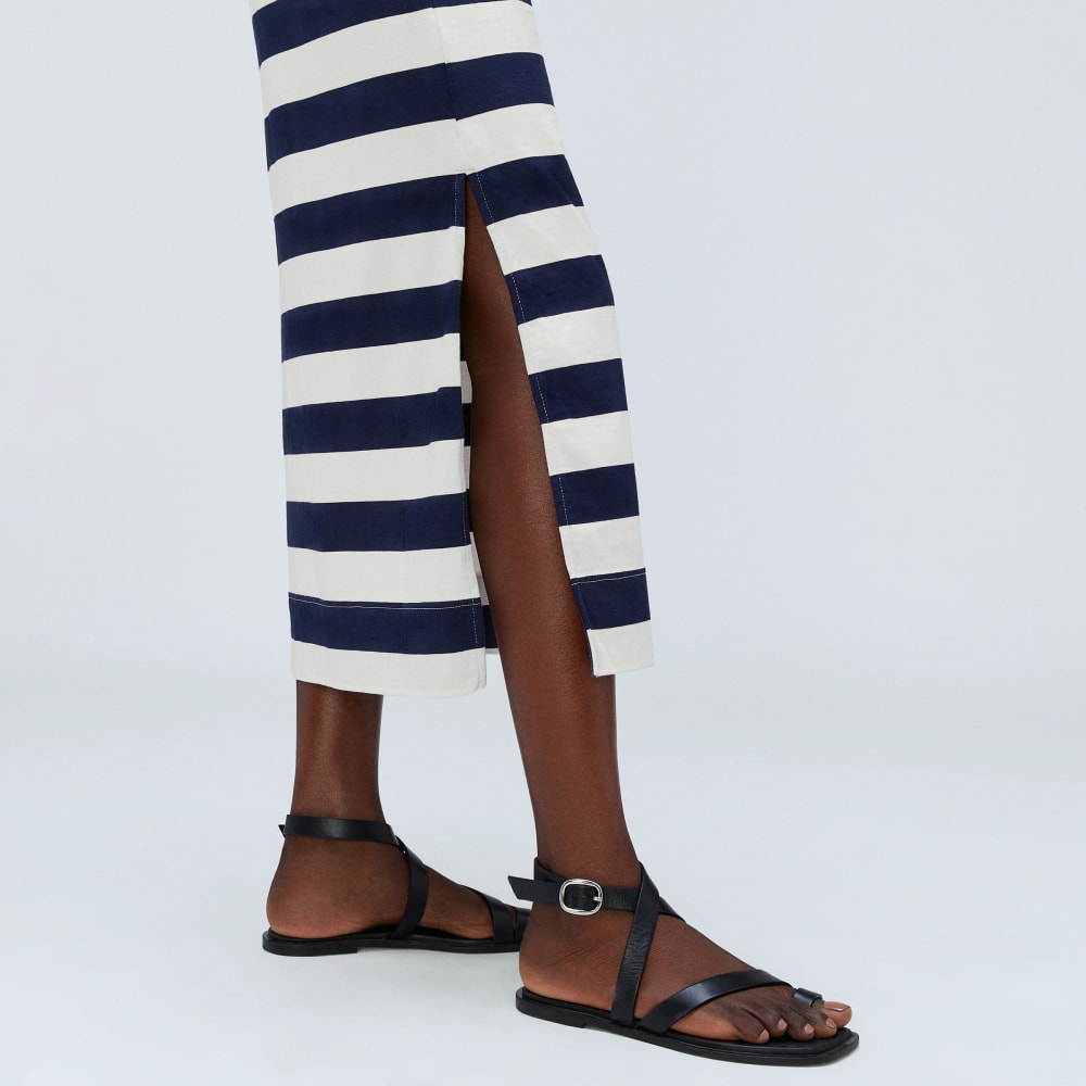 The Organic Weekend Maxi Dress | Navy / Canvas - Image 6