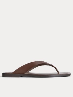 The Leather Flip Flop | Rum