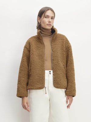 The ReNew Fleece Full Zip | Toasted Coconut