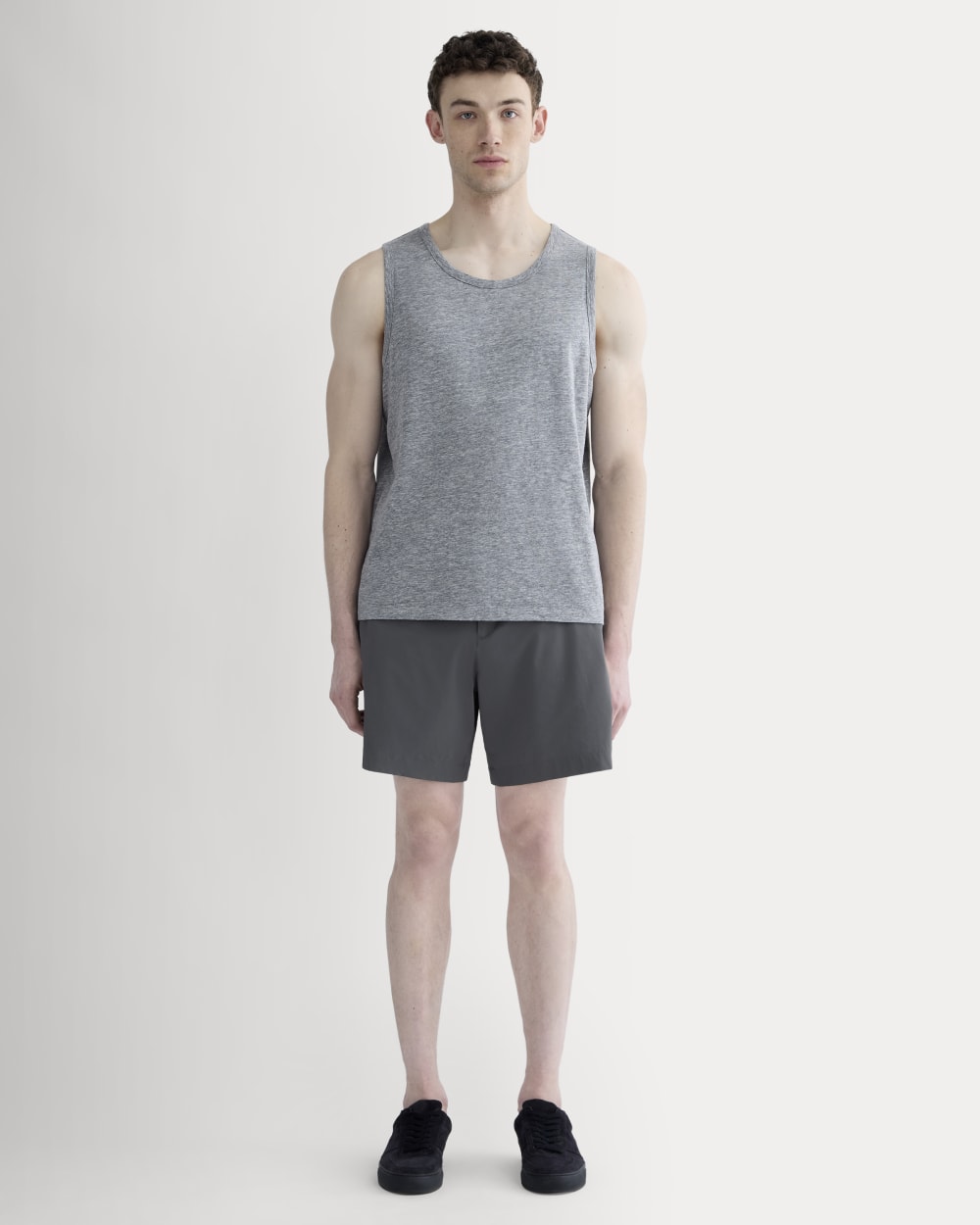 The Rec Performance Tank | Heathered Grey - Image 3