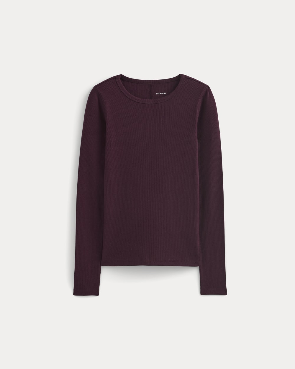 The Luxe Rib Long-Sleeve Crew | Heathered Port Royale - Image 2