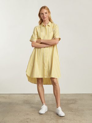 The Daytripper Dress | Cream Gold / Canvas