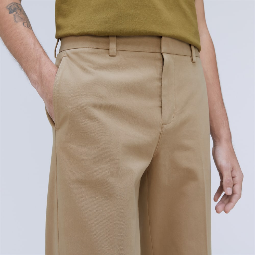 The Wide Leg Performance Chino | Ice - Image 3