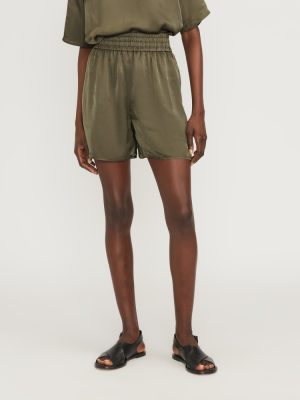 The Satin Pull-On Short | Kalamata