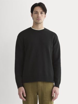The Classic Sweater in Everyday Cotton | Black