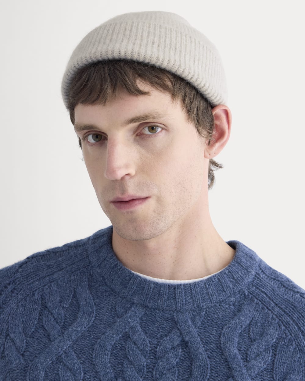 Cashmere Docker Beanie | Gravel - Image 2