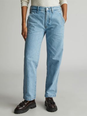 The Cinch Back Utility Jean | Sunkissed Blue