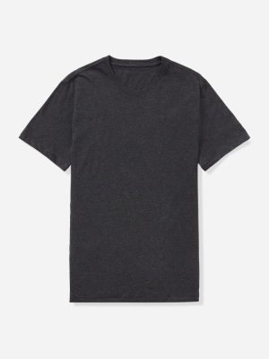 The Organic Cotton Crew | Heather Charcoal