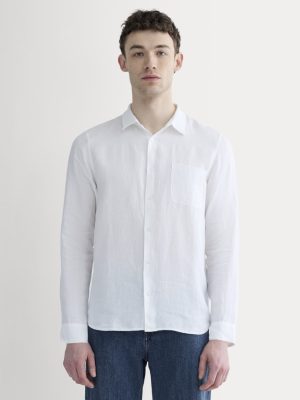 The Classic Shirt in Linen | White