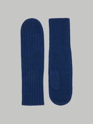 The Cashmere Mittens | Bright Navy