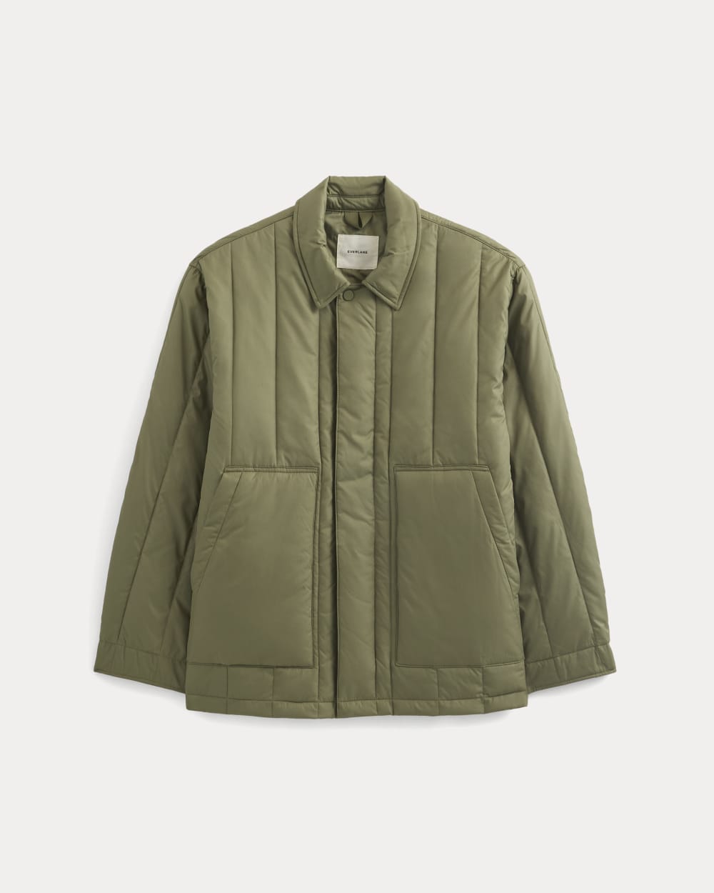 ReNew Vertical-Quilted Jacket | Lichen Green - Image 2