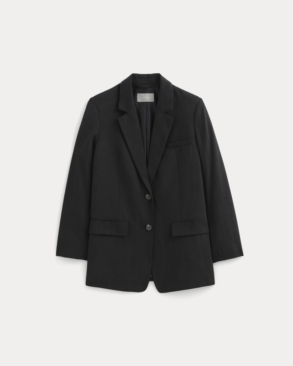The Oversized Blazer in Buttersmooth | Black - Image 2
