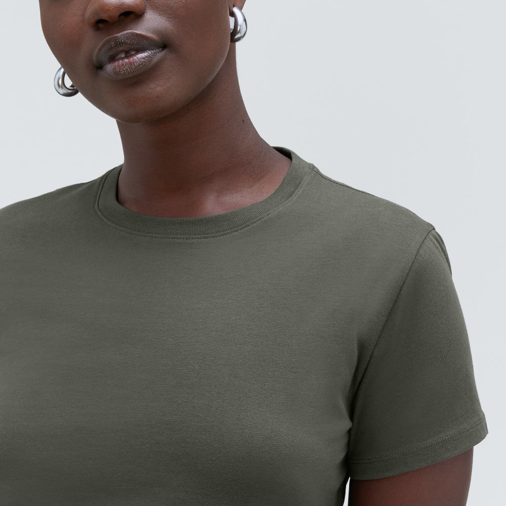 The Box-Cut Tee in Essential Cotton | Kambaba | No Pocket - Image 3