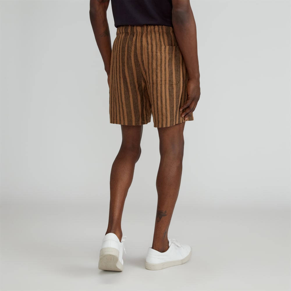 The Linen Easy Short | Toasted Coconut / Black - Image 6