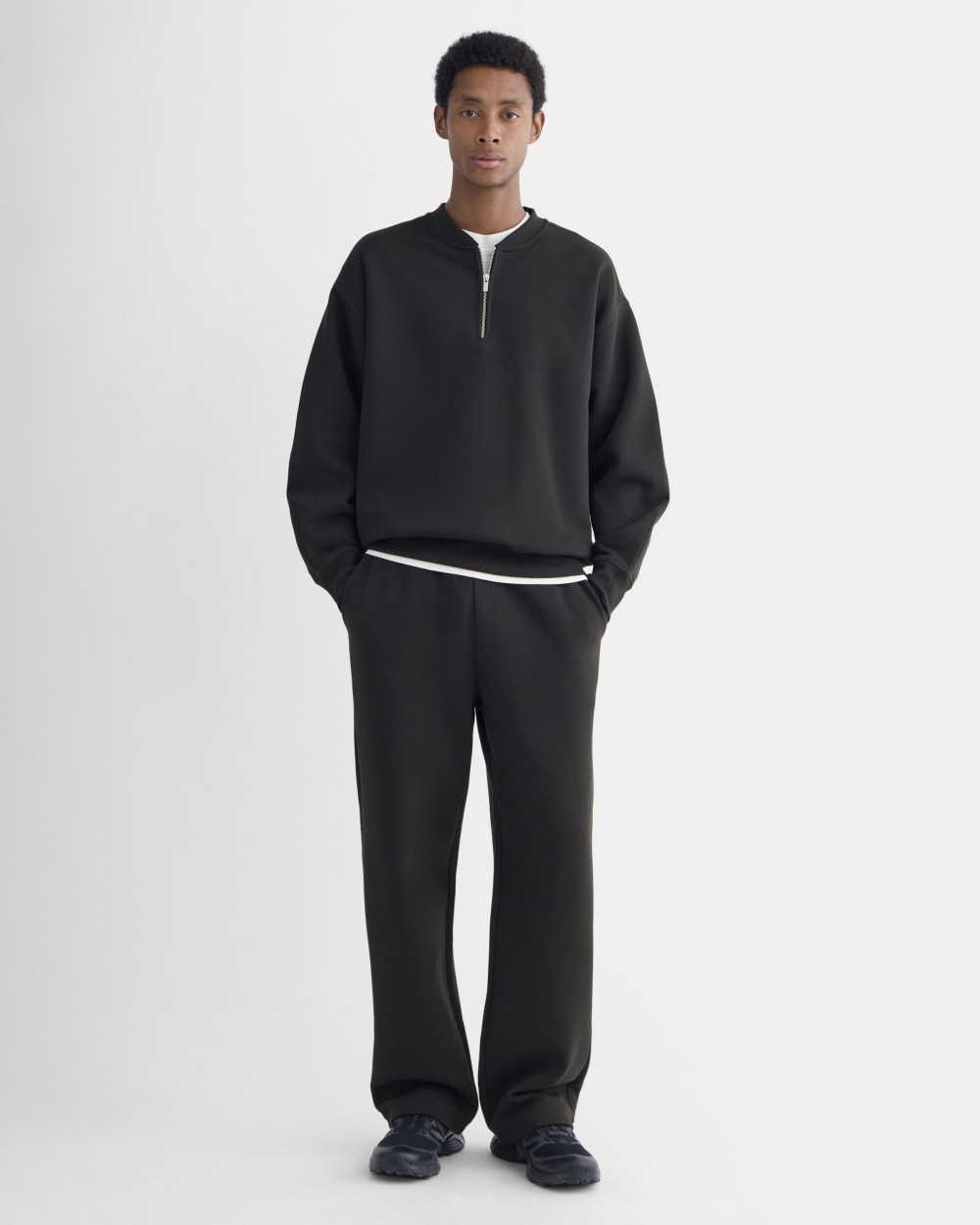 Luxe Fleece Pull-On Sweatpant | Black