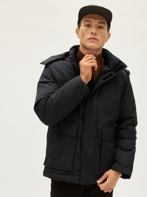 The ReNew Short Parka | Black