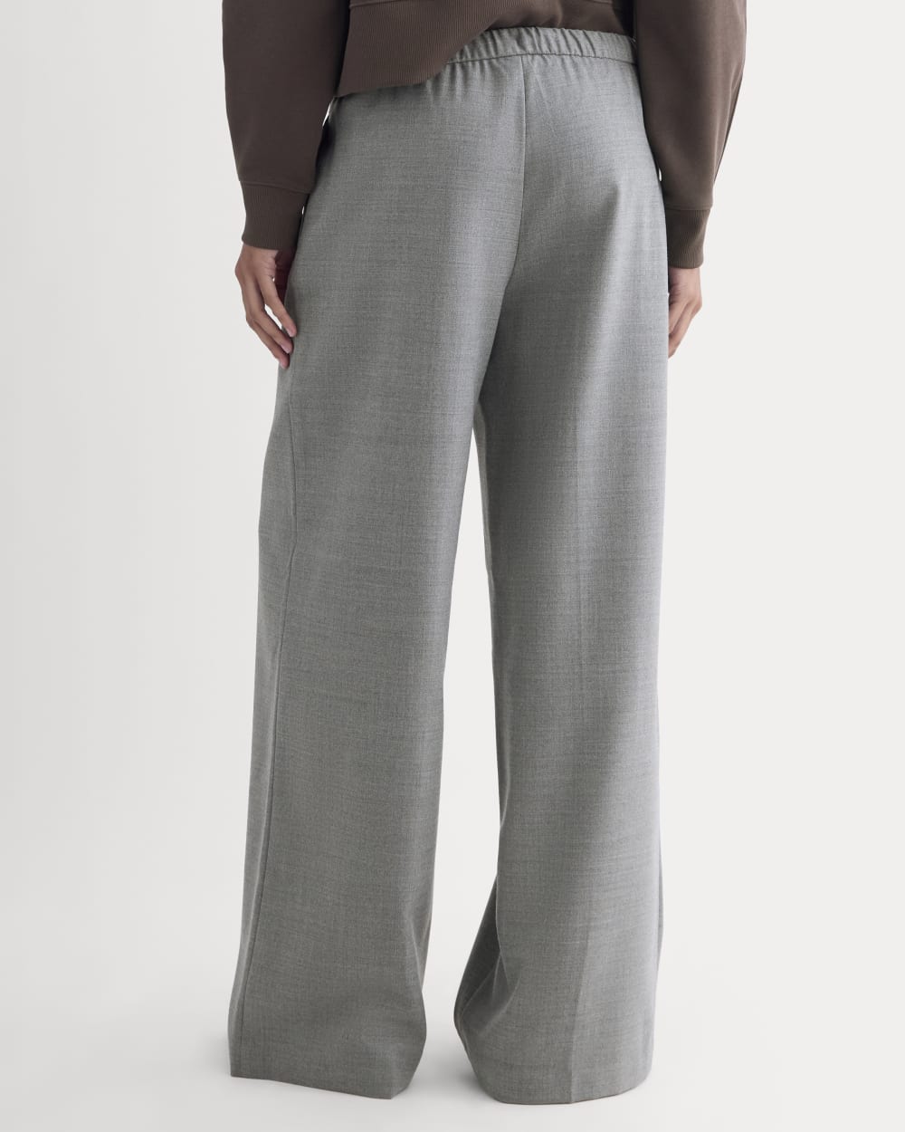 The Pull-On Trouser in Tailor Twill | Heather Graphite - Image 5