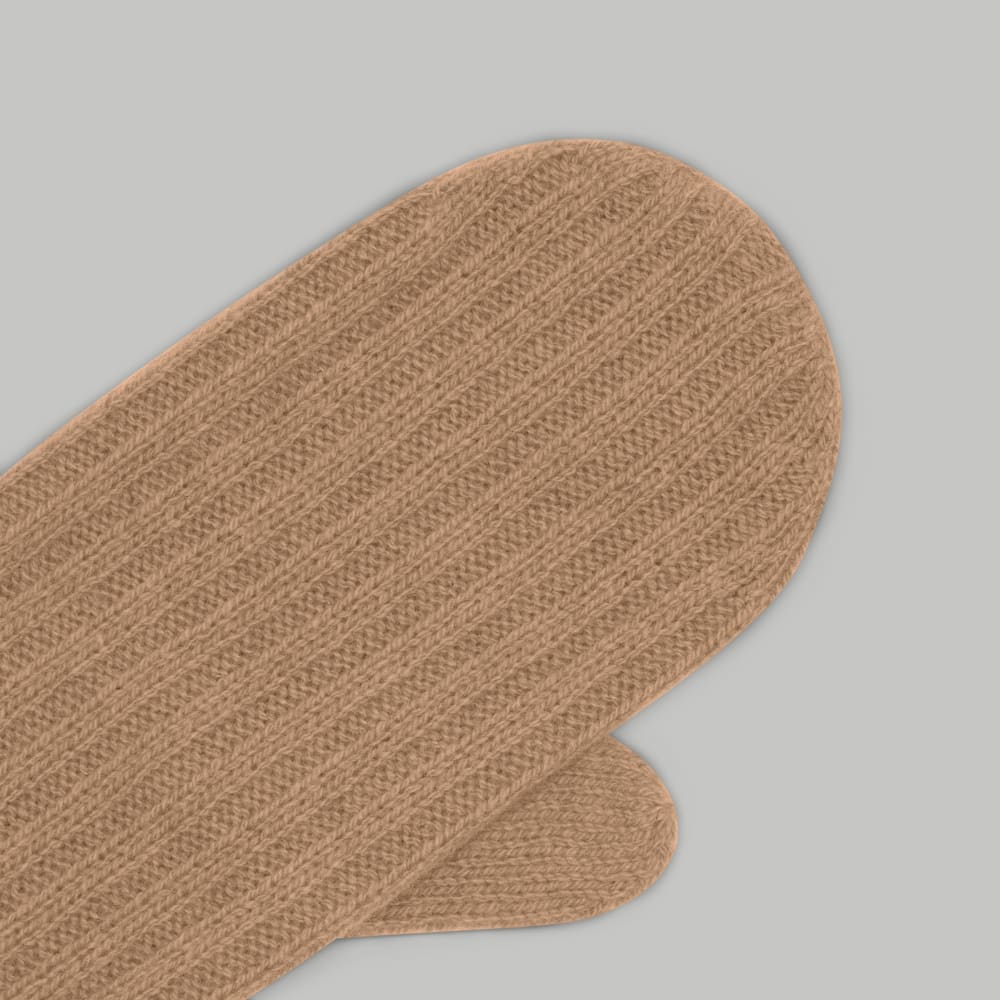 The Cashmere Mittens | Light Camel - Image 2