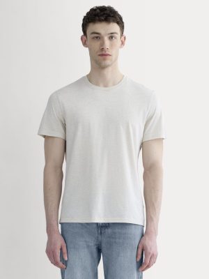 The Essential Organic Crew | Heathered Oat