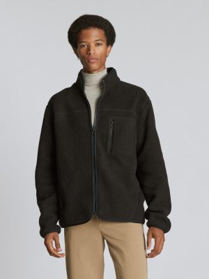 The ReNew Fleece Full Zip | Black