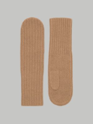 The Cashmere Mittens | Light Camel