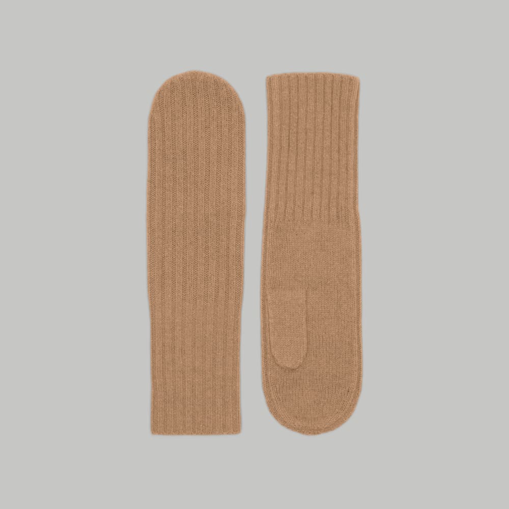 The Cashmere Mittens | Light Camel