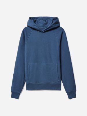 The Track Hoodie | Kingfisher Blue