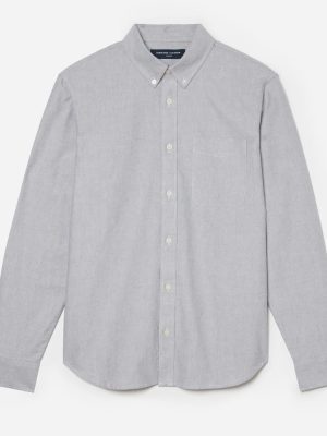 The Standard Fit Japanese Oxford Shirt | Uniform | Cloud Grey | Standard