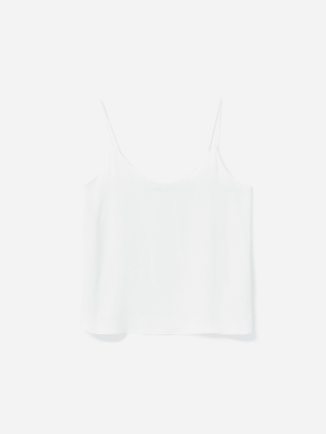 The Washable Clean Silk Cami | Grey White