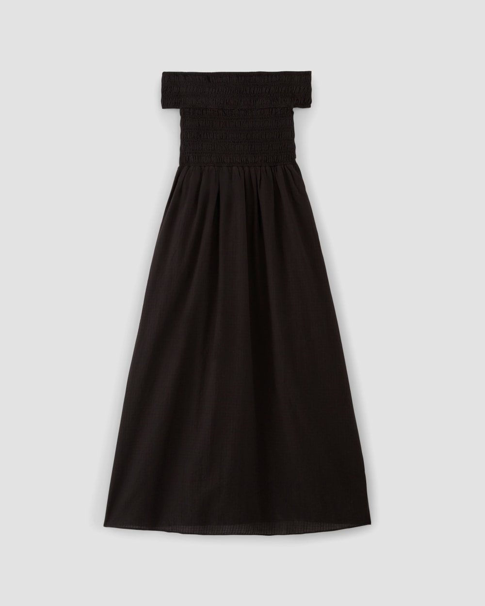 The Gauze Off-the-Shoulder Dress | Black - Image 2