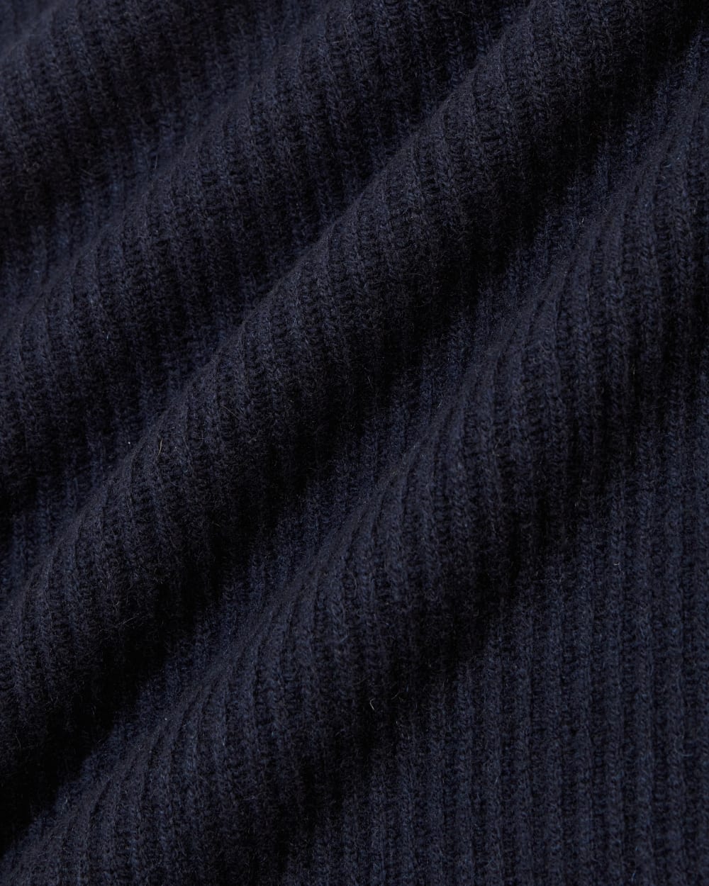 The Fisherman Turtleneck in Wool Cashmere | Navy - Image 6