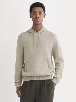 The Felted Merino Hoodie | Heather Gravel