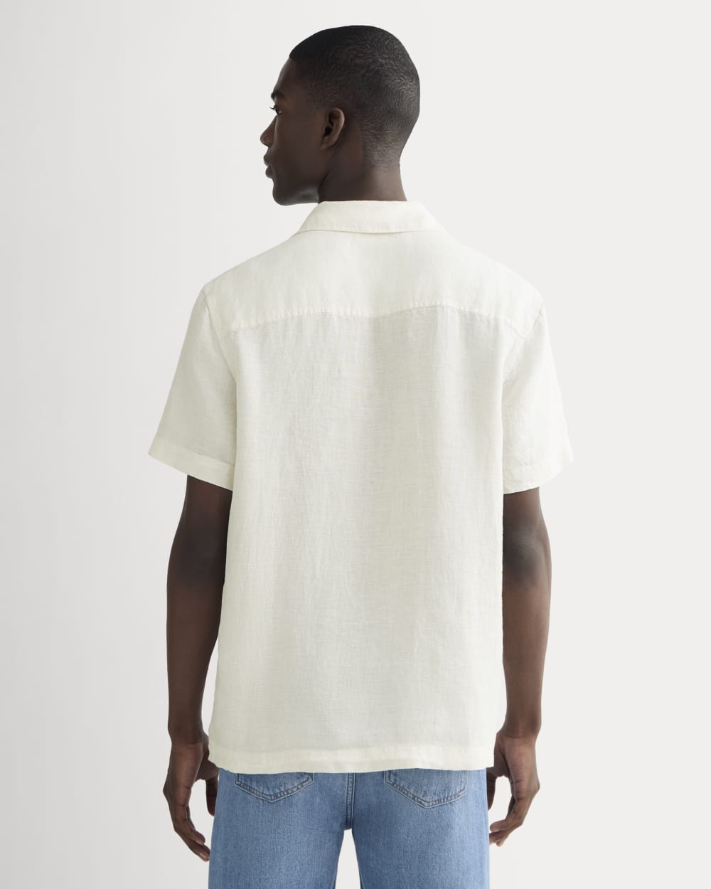 The Resort Shirt in Linen | Natural Chambray - Image 5