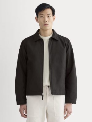 The Filled Harrington Jacket | Black