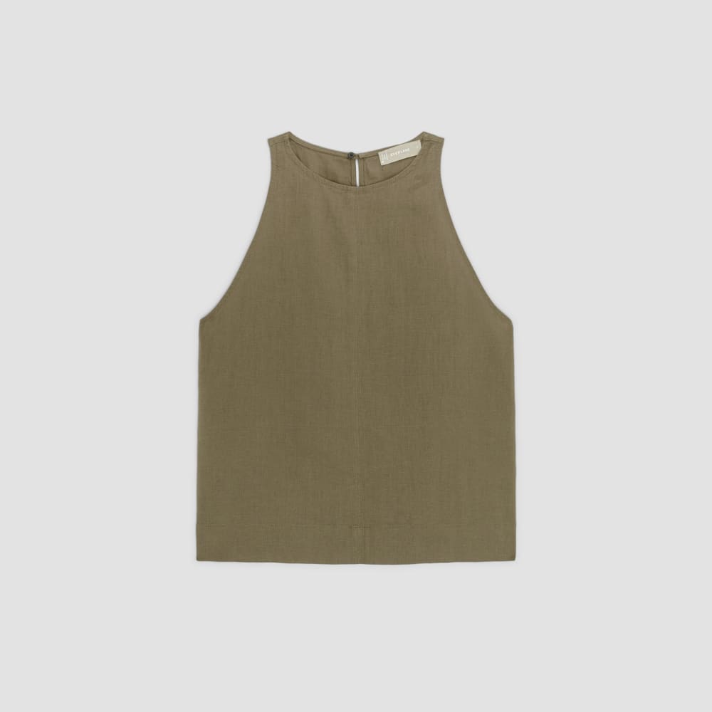 The Linen High-Neck Tank | Kalamata - Image 2