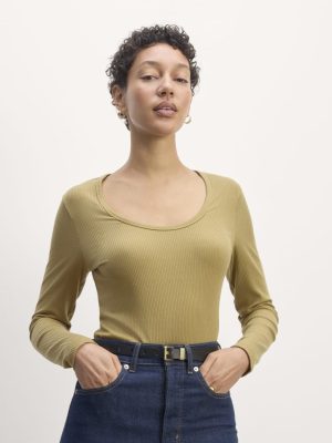 The Shimmy Long-Sleeve Tee | Fennel Seed