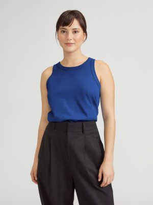 The Tank in Essential Cotton | Mazarine Blue